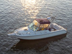 Pursuit Denali 2860 on water